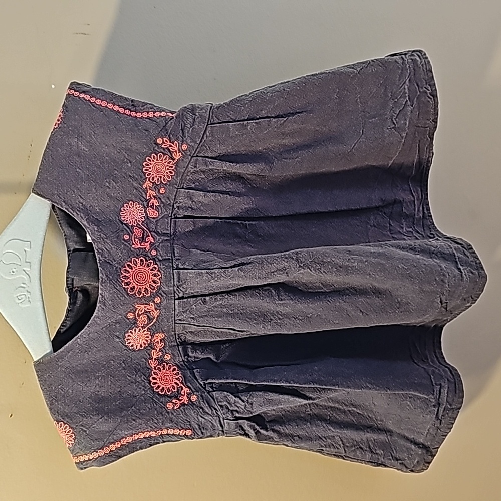 BOHO Embroidered Baby Top